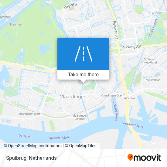 Spuibrug map