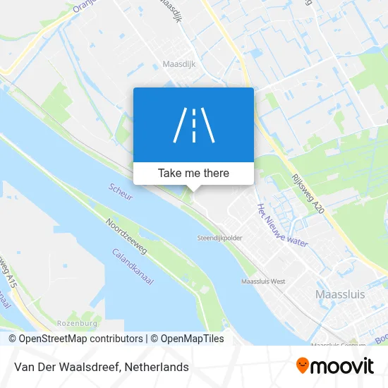 Van Der Waalsdreef map