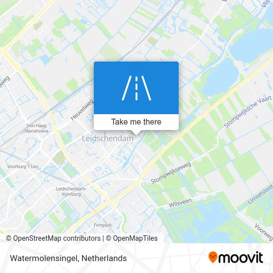 Watermolensingel map