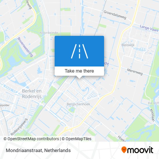 Mondriaanstraat map