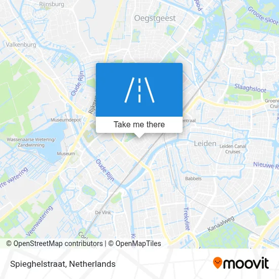 Spieghelstraat map