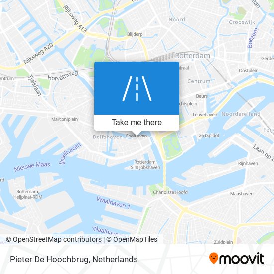 Pieter De Hoochbrug map