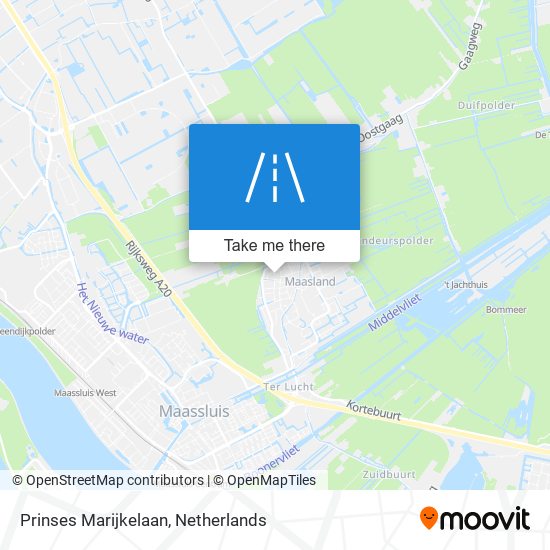 Prinses Marijkelaan map