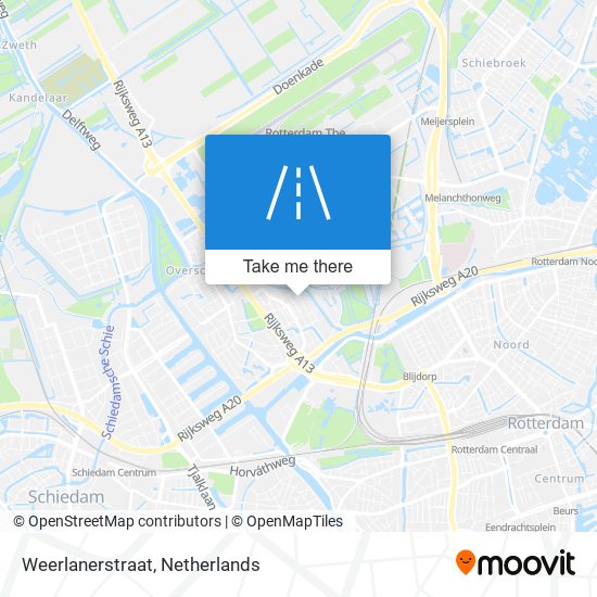 Weerlanerstraat map