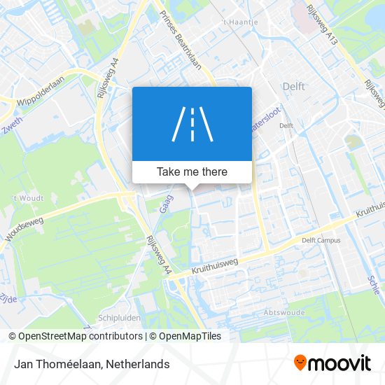 Jan Thoméelaan map