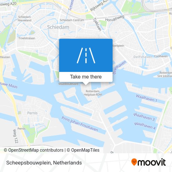 Scheepsbouwplein map