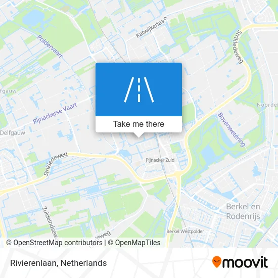 Rivierenlaan map