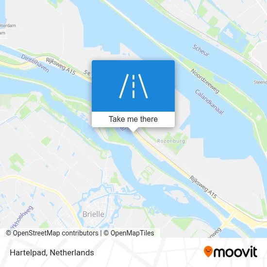 Hartelpad map