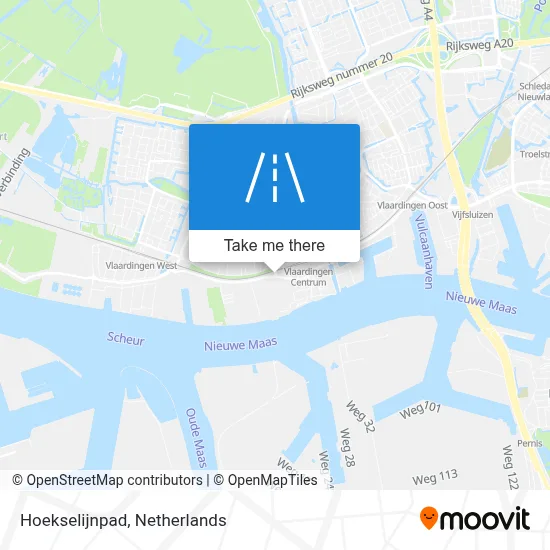 Hoekselijnpad map