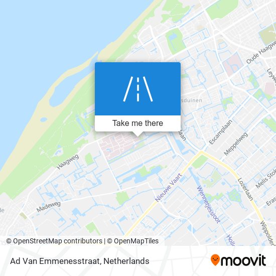 Ad Van Emmenesstraat map