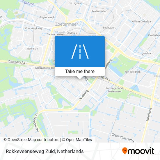 Rokkeveenseweg Zuid map