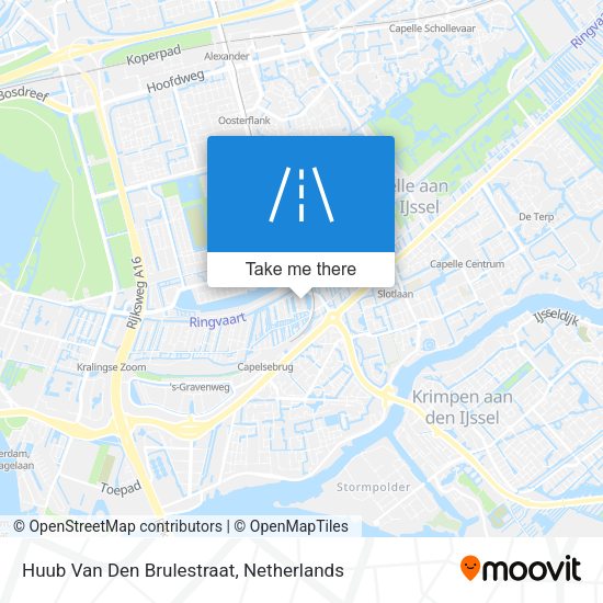 Huub Van Den Brulestraat map