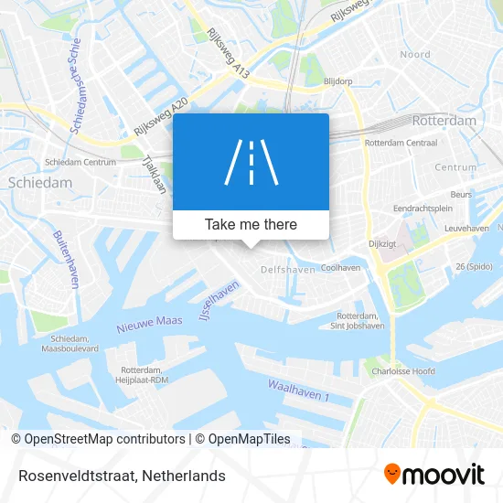 Rosenveldtstraat map