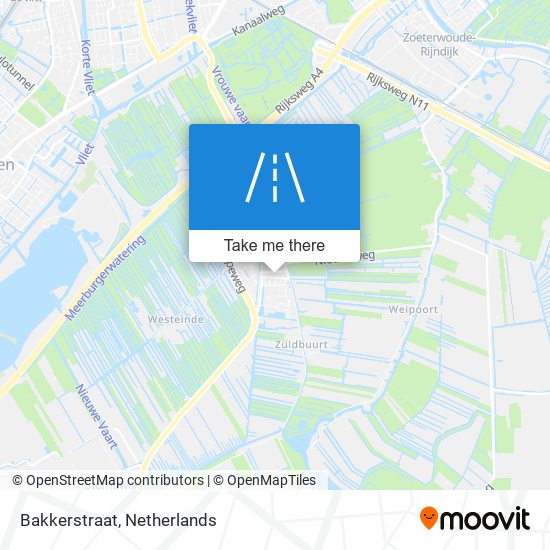 Bakkerstraat map