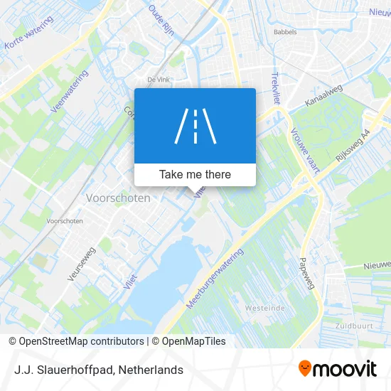 J.J. Slauerhoffpad map