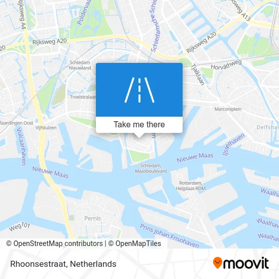Rhoonsestraat Karte