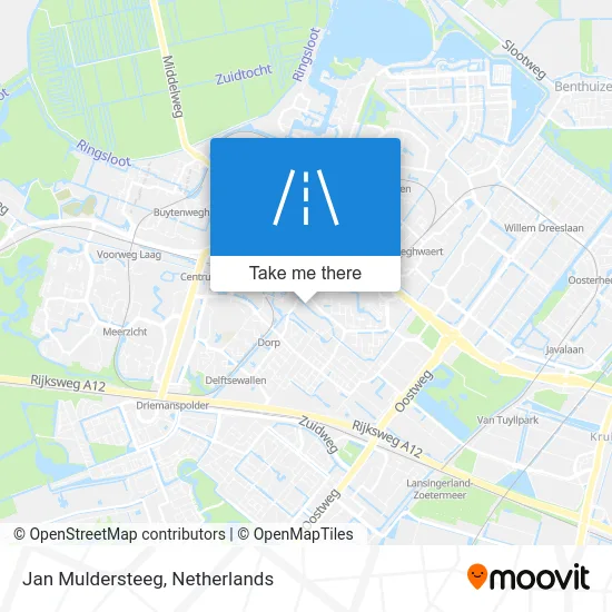 Jan Muldersteeg map