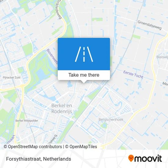 Forsythiastraat map