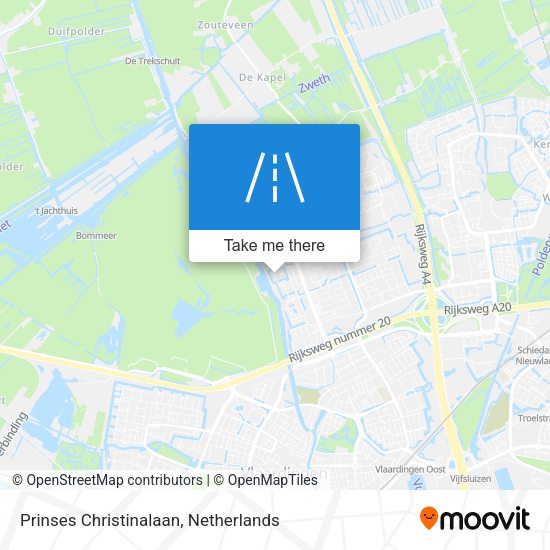 Prinses Christinalaan map