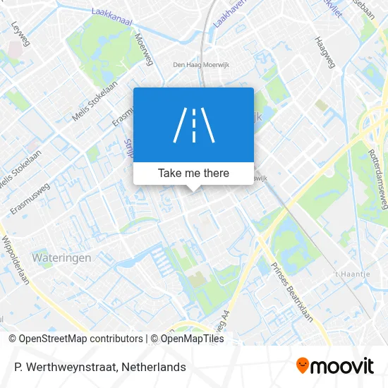 P. Werthweynstraat map