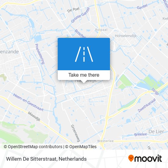 Willem De Sitterstraat map