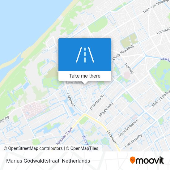 Marius Godwaldtstraat map