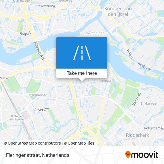Fleringenstraat map