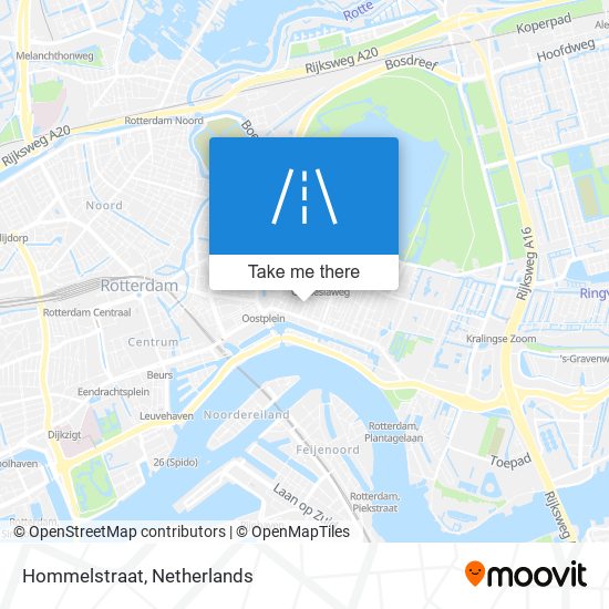 Hommelstraat map