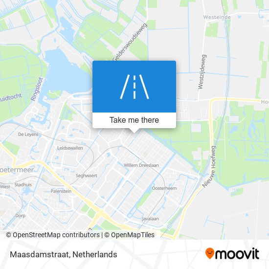 Maasdamstraat map