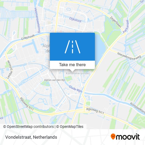 Vondelstraat map