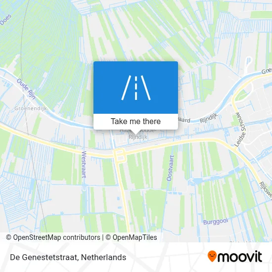 De Genestetstraat map