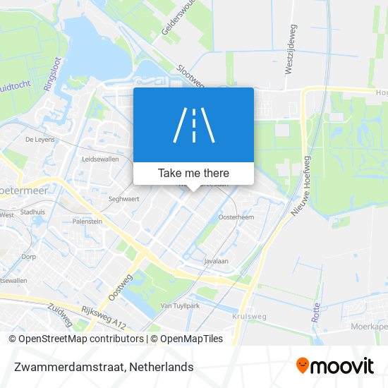Zwammerdamstraat map