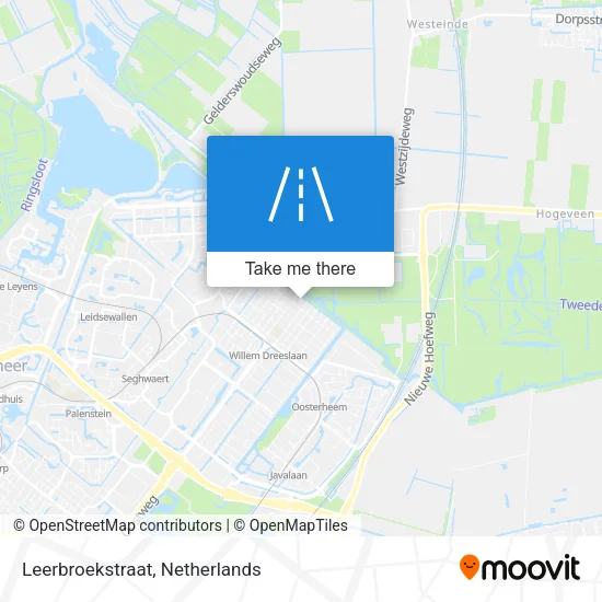 Leerbroekstraat map