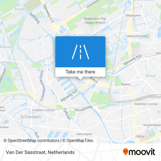 Van Der Sasstraat map