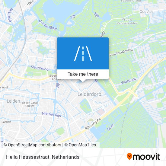 Hella Haassestraat map