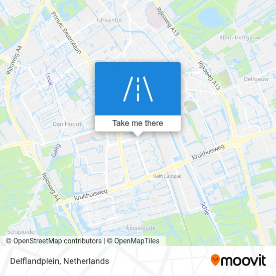 Delflandplein map