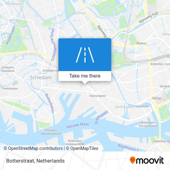 Botterstraat map
