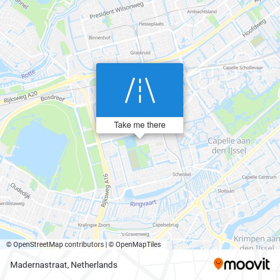 Madernastraat map