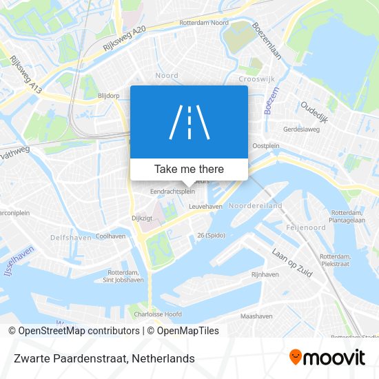 Zwarte Paardenstraat map