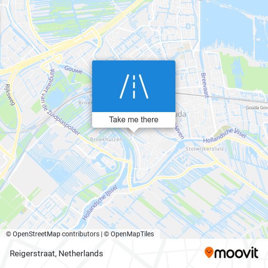 Reigerstraat map
