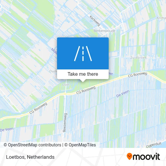 Loetbos map
