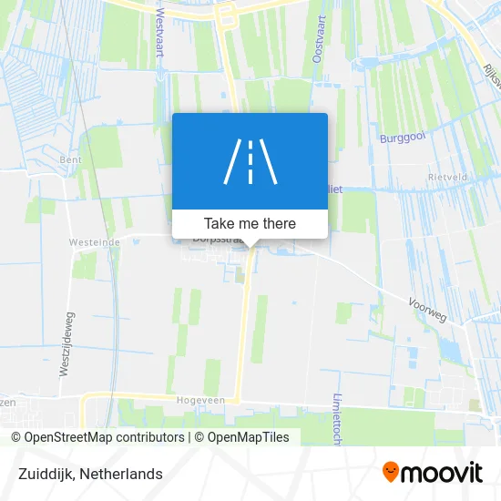 Zuiddijk map