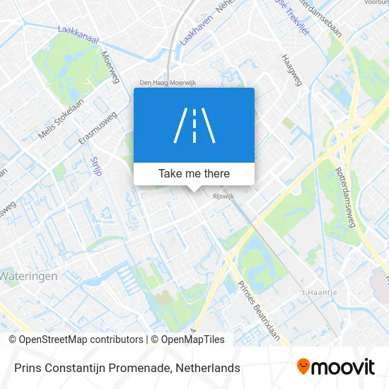 Prins Constantijn Promenade map