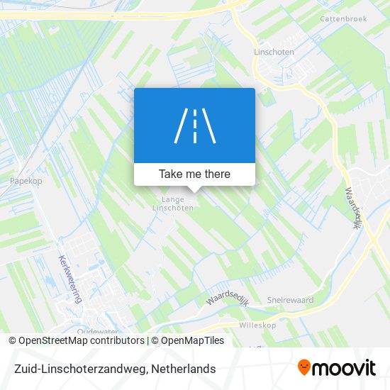 Zuid-Linschoterzandweg map