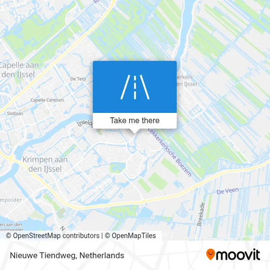 Nieuwe Tiendweg map