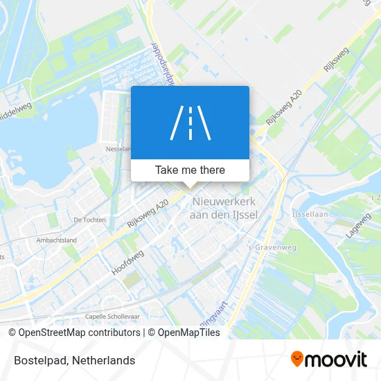 Bostelpad map