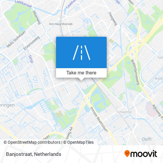 Banjostraat Karte