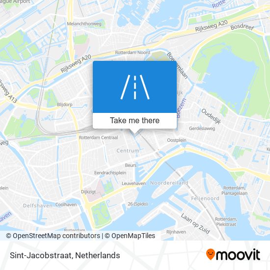 Sint-Jacobstraat Karte