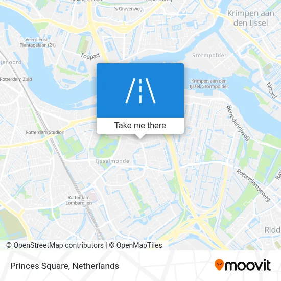 Prinsenplein Karte