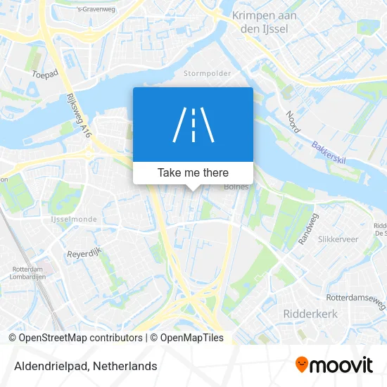 Aldendrielpad Karte